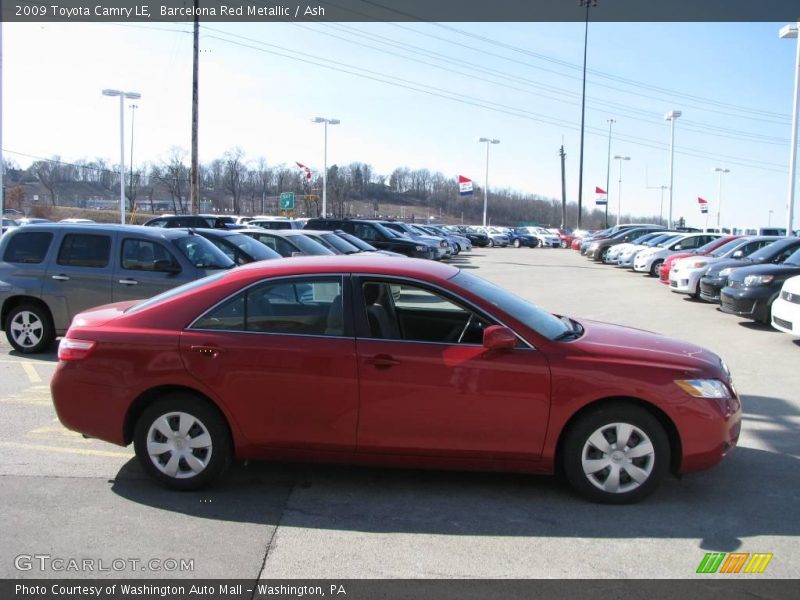 Barcelona Red Metallic / Ash 2009 Toyota Camry LE