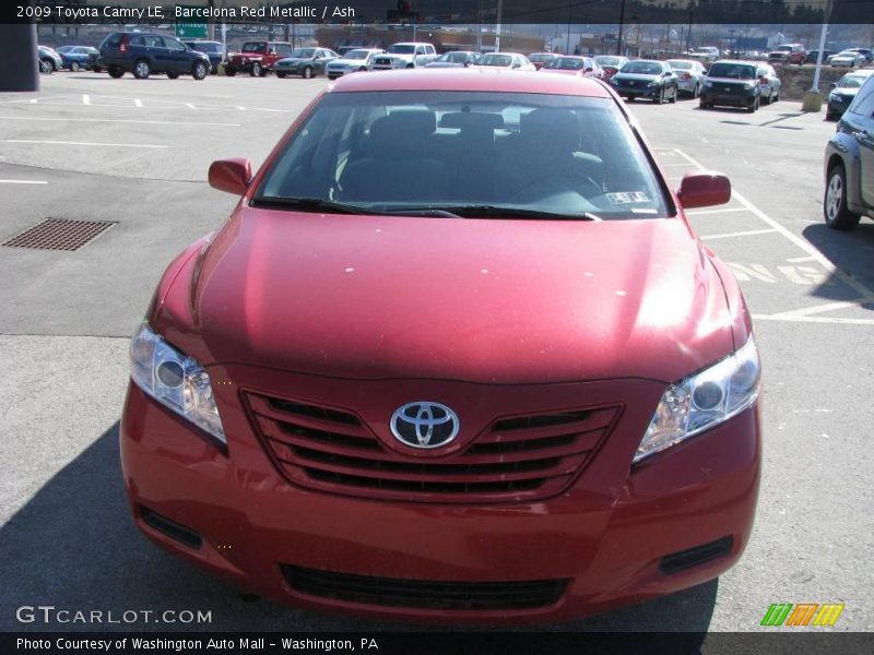 Barcelona Red Metallic / Ash 2009 Toyota Camry LE