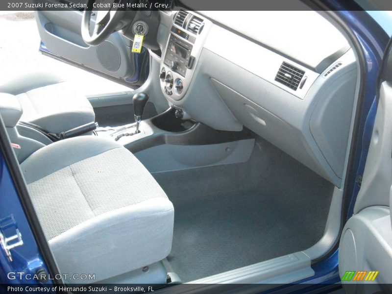 Cobalt Blue Metallic / Grey 2007 Suzuki Forenza Sedan