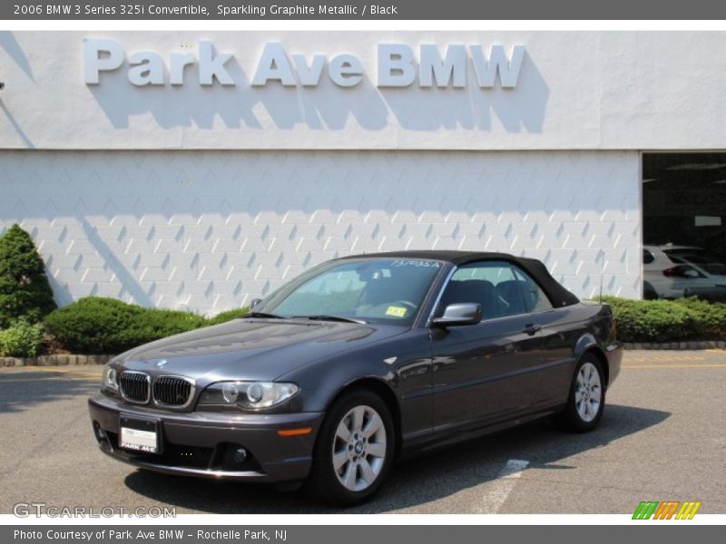 Sparkling Graphite Metallic / Black 2006 BMW 3 Series 325i Convertible