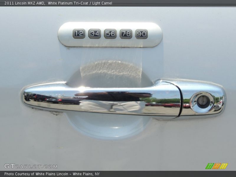 White Platinum Tri-Coat / Light Camel 2011 Lincoln MKZ AWD