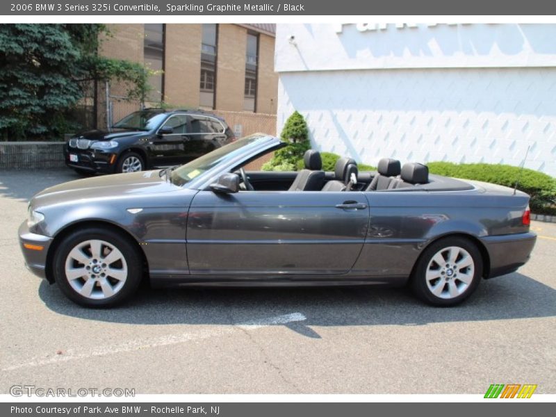 Sparkling Graphite Metallic / Black 2006 BMW 3 Series 325i Convertible