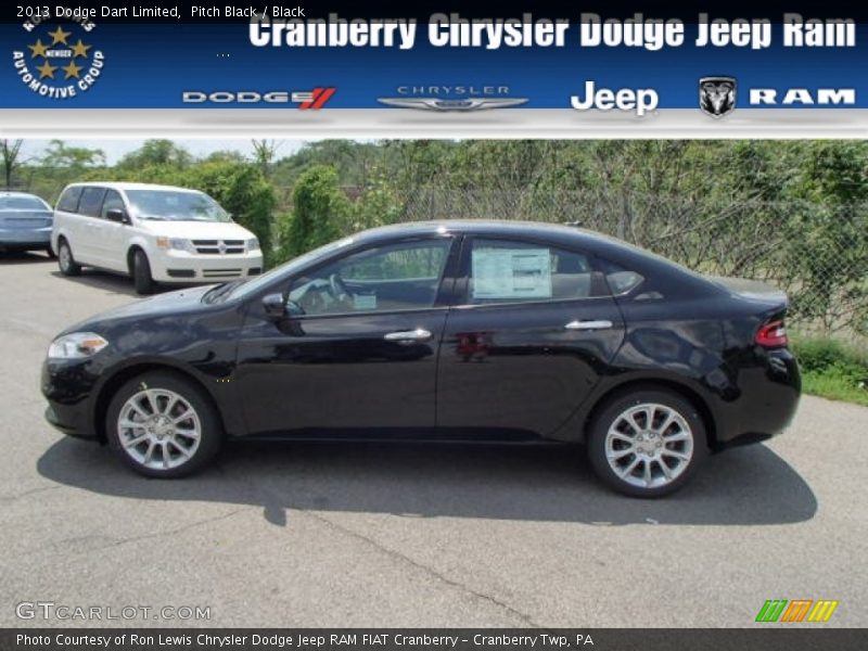 Pitch Black / Black 2013 Dodge Dart Limited