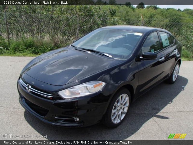 Pitch Black / Black 2013 Dodge Dart Limited
