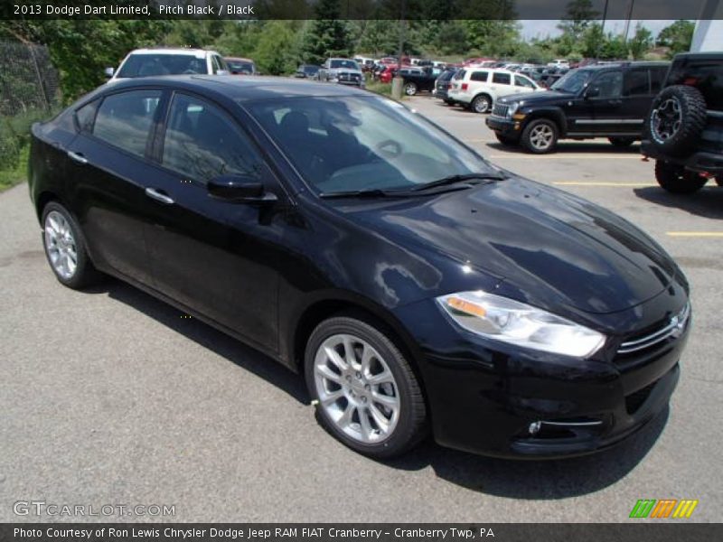 Pitch Black / Black 2013 Dodge Dart Limited