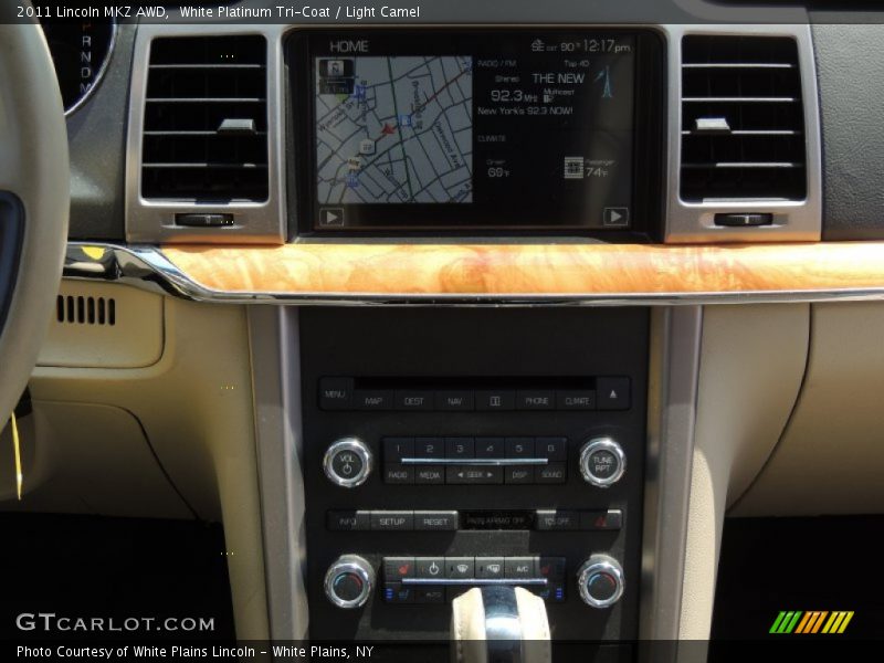 White Platinum Tri-Coat / Light Camel 2011 Lincoln MKZ AWD