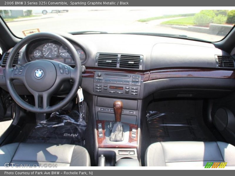 Sparkling Graphite Metallic / Black 2006 BMW 3 Series 325i Convertible