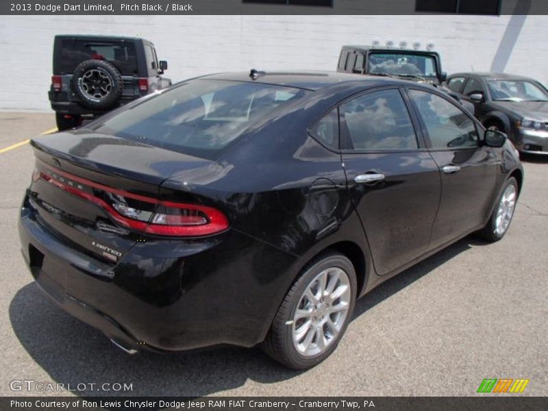 Pitch Black / Black 2013 Dodge Dart Limited