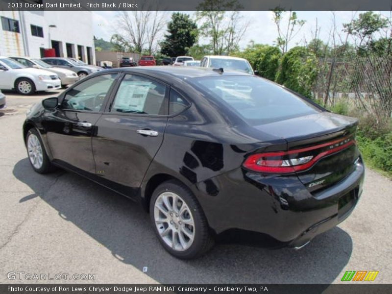 Pitch Black / Black 2013 Dodge Dart Limited