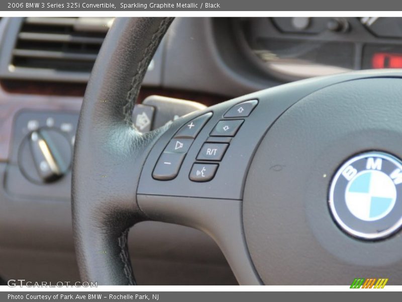 Sparkling Graphite Metallic / Black 2006 BMW 3 Series 325i Convertible