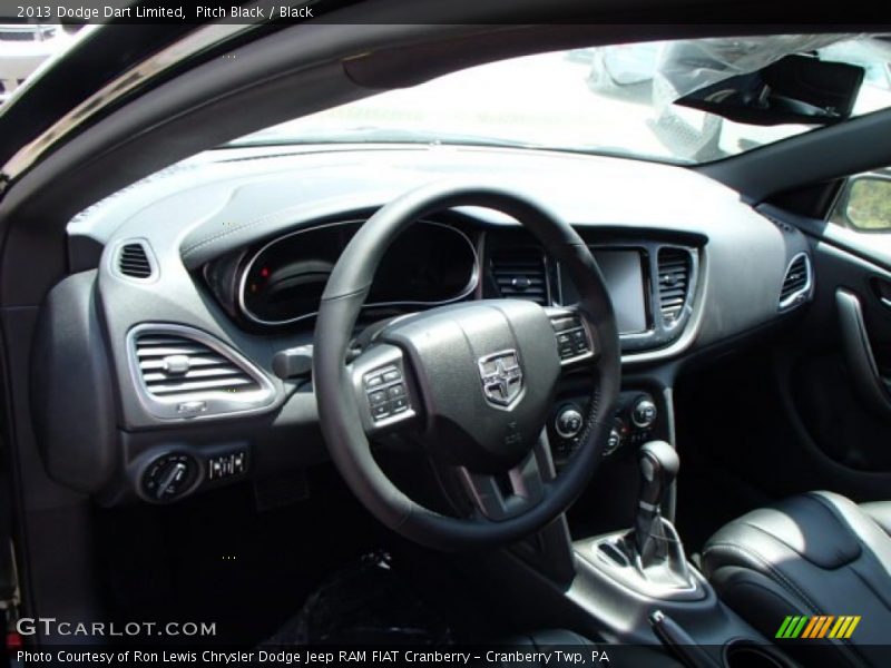 Pitch Black / Black 2013 Dodge Dart Limited