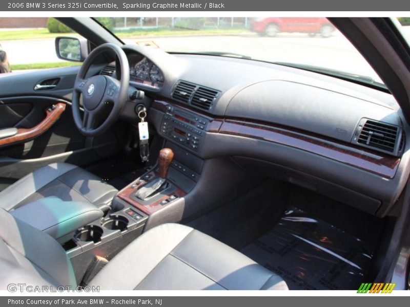 Sparkling Graphite Metallic / Black 2006 BMW 3 Series 325i Convertible