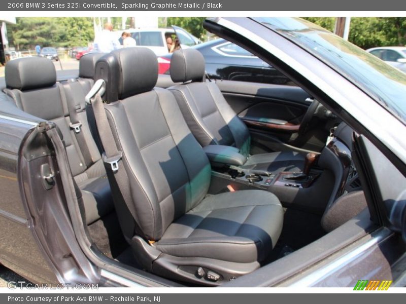 Sparkling Graphite Metallic / Black 2006 BMW 3 Series 325i Convertible