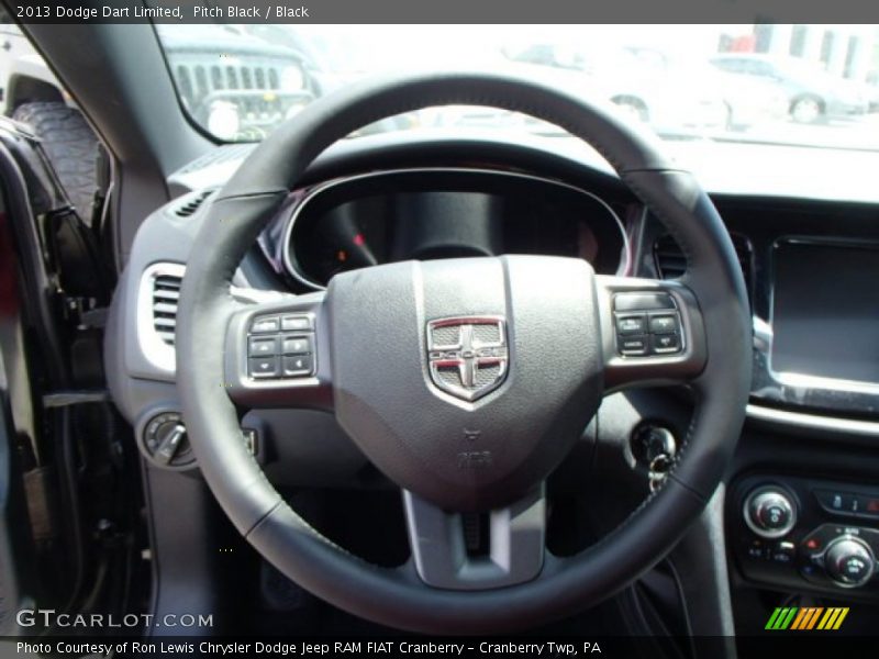 Pitch Black / Black 2013 Dodge Dart Limited