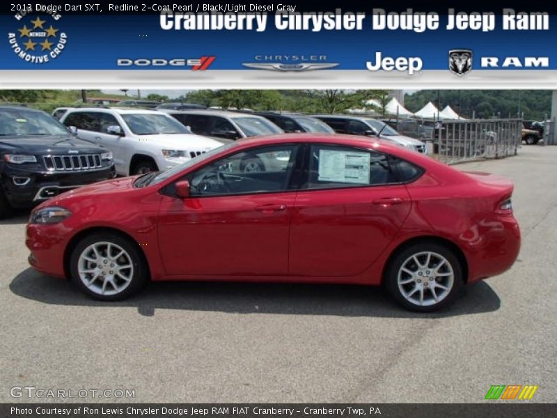 Redline 2-Coat Pearl / Black/Light Diesel Gray 2013 Dodge Dart SXT