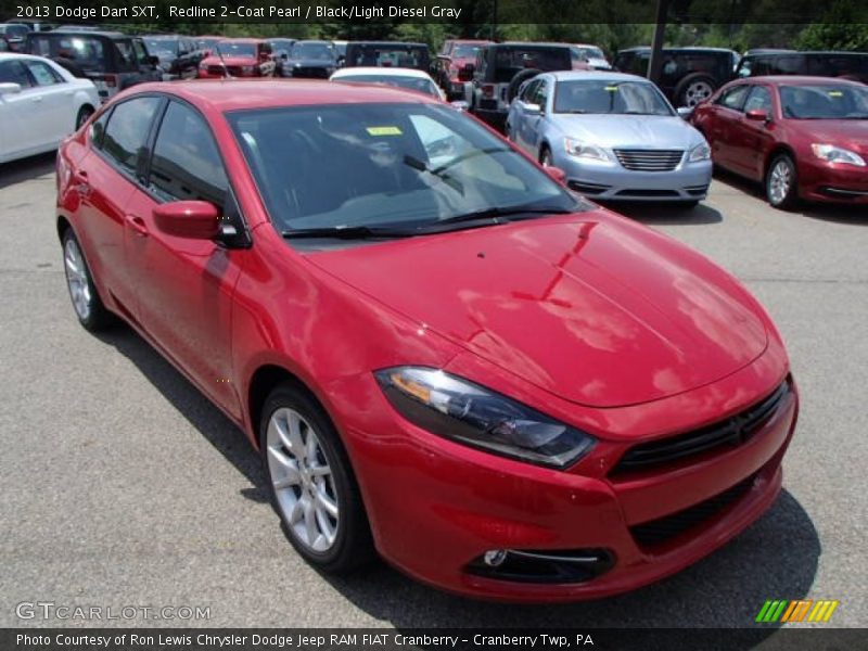 Redline 2-Coat Pearl / Black/Light Diesel Gray 2013 Dodge Dart SXT