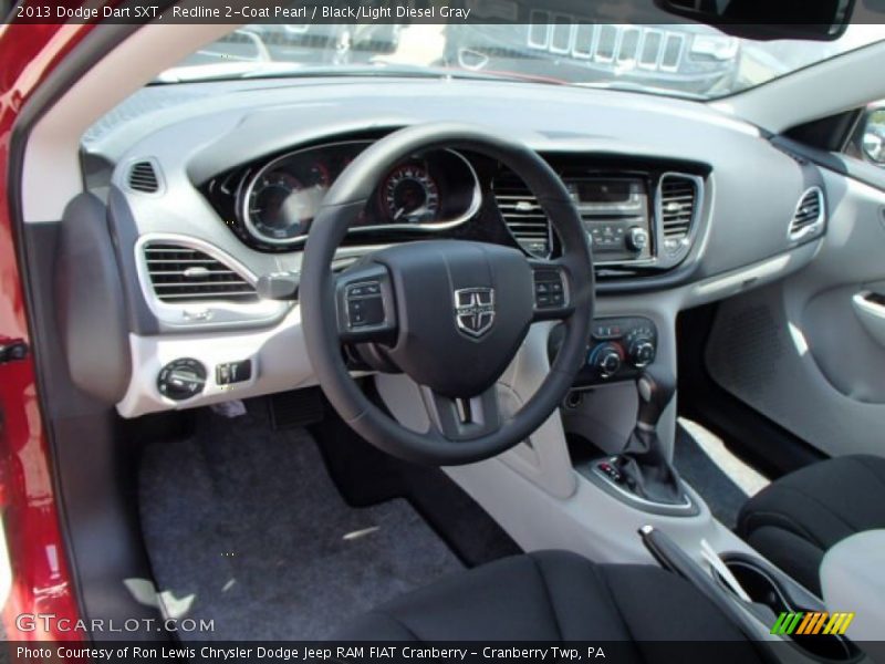 Redline 2-Coat Pearl / Black/Light Diesel Gray 2013 Dodge Dart SXT