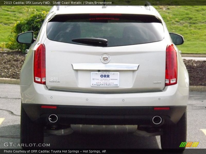 Silver Coast Metallic / Shale/Brownstone 2013 Cadillac SRX Luxury FWD