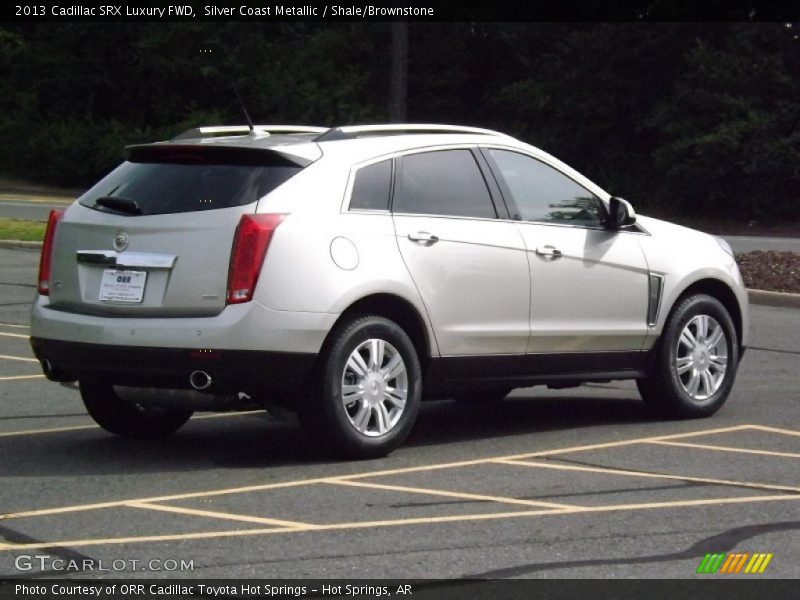 Silver Coast Metallic / Shale/Brownstone 2013 Cadillac SRX Luxury FWD
