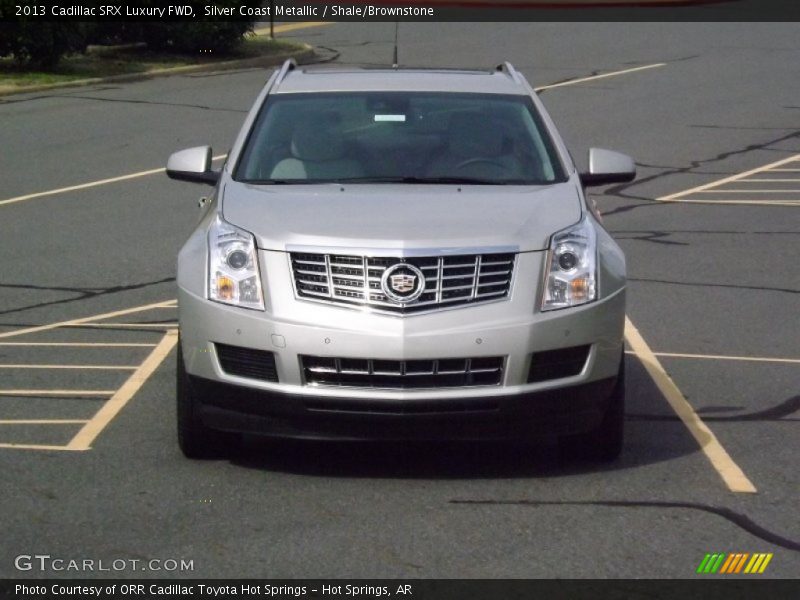 Silver Coast Metallic / Shale/Brownstone 2013 Cadillac SRX Luxury FWD