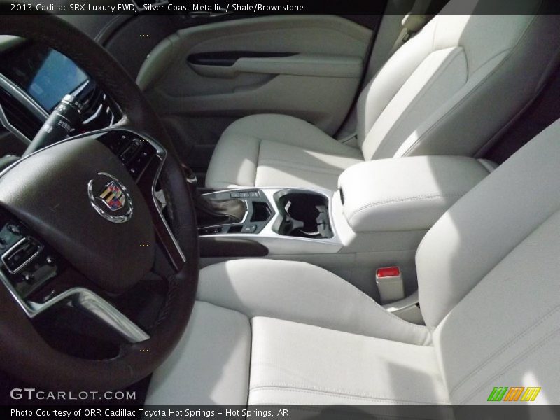 Silver Coast Metallic / Shale/Brownstone 2013 Cadillac SRX Luxury FWD
