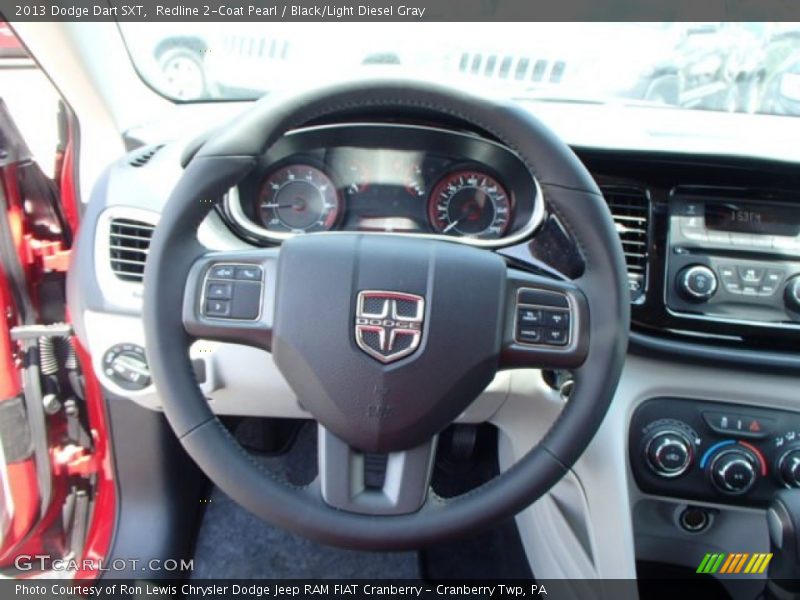 Redline 2-Coat Pearl / Black/Light Diesel Gray 2013 Dodge Dart SXT