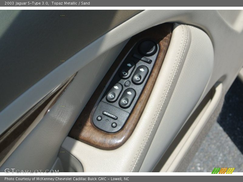 Topaz Metallic / Sand 2003 Jaguar S-Type 3.0