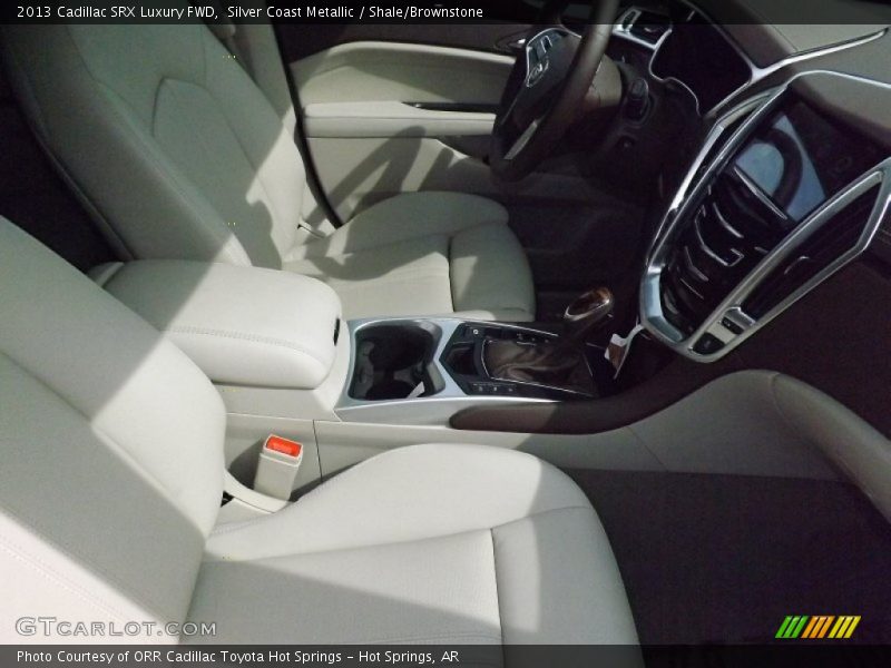 Silver Coast Metallic / Shale/Brownstone 2013 Cadillac SRX Luxury FWD
