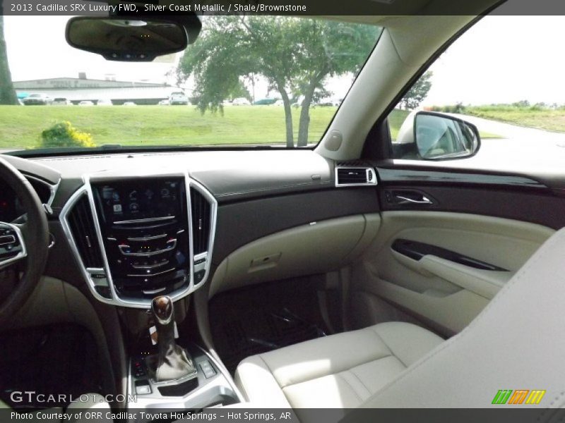 Silver Coast Metallic / Shale/Brownstone 2013 Cadillac SRX Luxury FWD