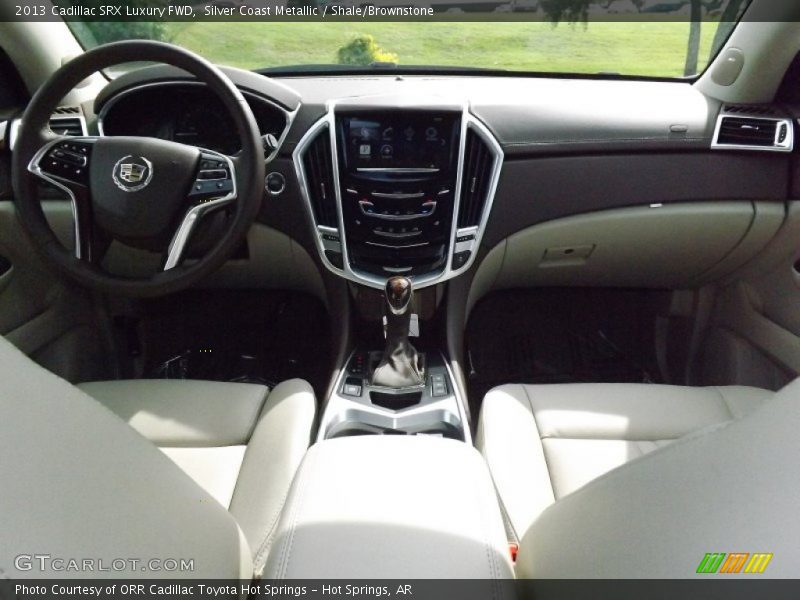 Silver Coast Metallic / Shale/Brownstone 2013 Cadillac SRX Luxury FWD