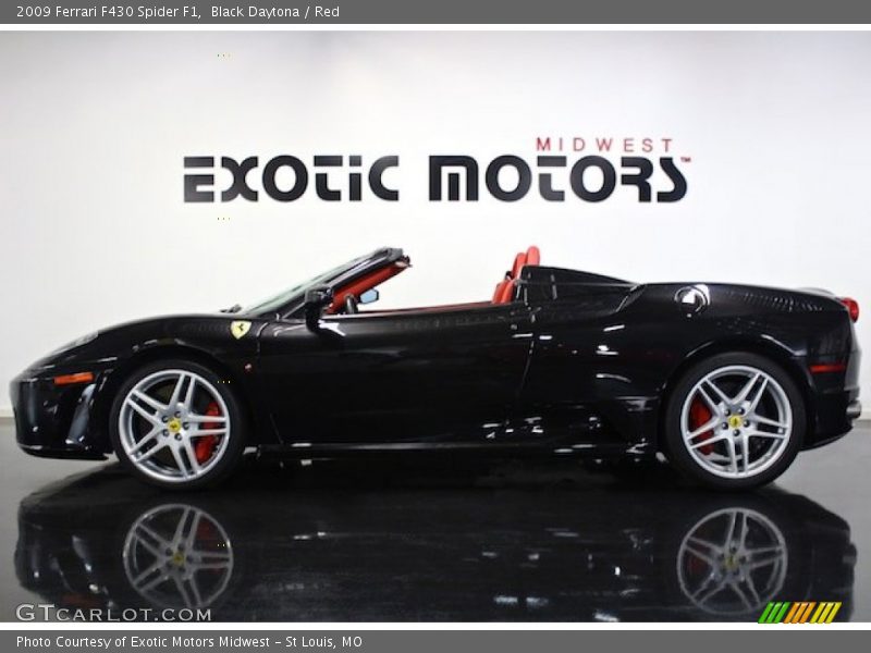 Black Daytona / Red 2009 Ferrari F430 Spider F1
