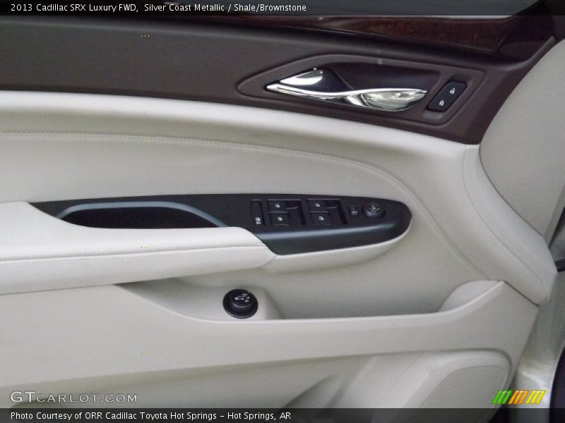 Silver Coast Metallic / Shale/Brownstone 2013 Cadillac SRX Luxury FWD
