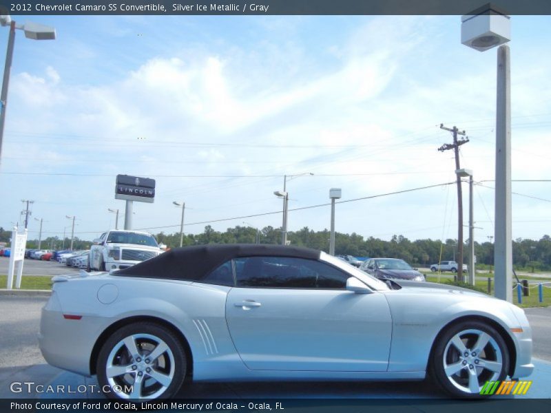 Silver Ice Metallic / Gray 2012 Chevrolet Camaro SS Convertible