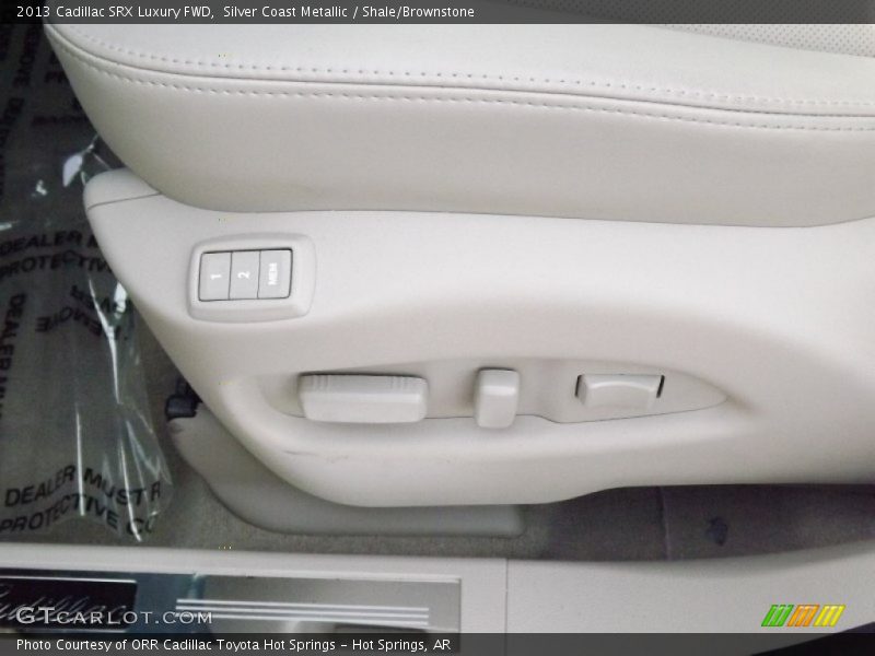 Silver Coast Metallic / Shale/Brownstone 2013 Cadillac SRX Luxury FWD