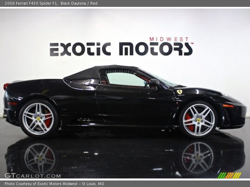 Black Daytona / Red 2009 Ferrari F430 Spider F1