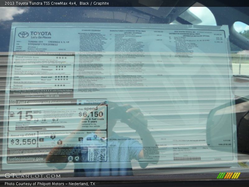 Black / Graphite 2013 Toyota Tundra TSS CrewMax 4x4