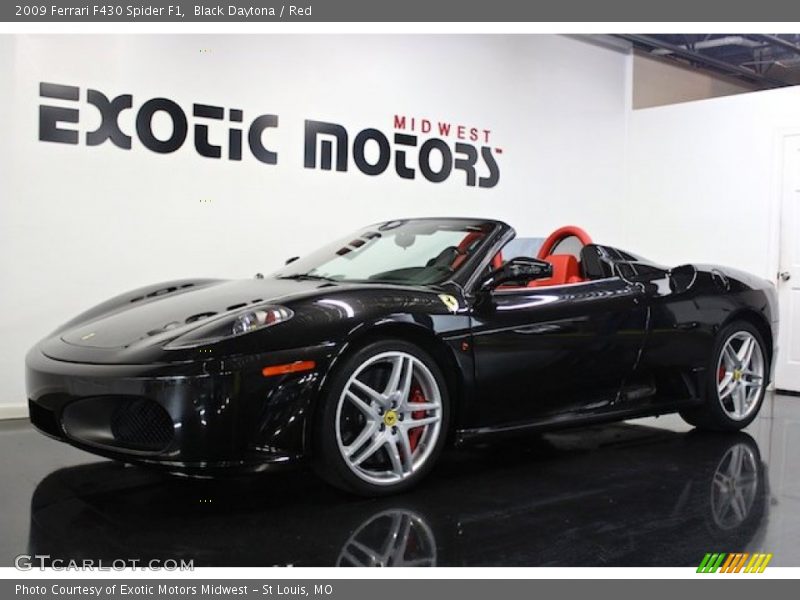 Black Daytona / Red 2009 Ferrari F430 Spider F1