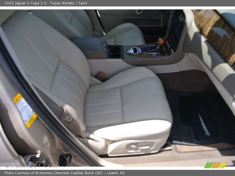 Topaz Metallic / Sand 2003 Jaguar S-Type 3.0