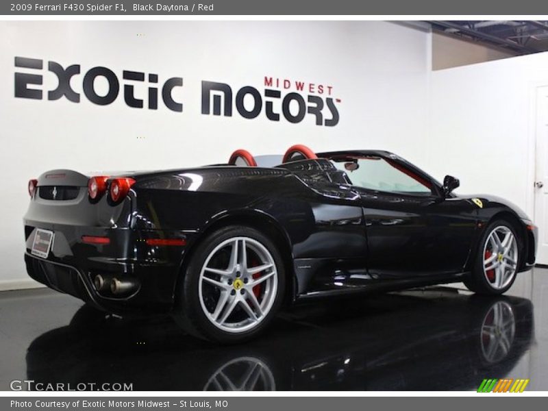 Black Daytona / Red 2009 Ferrari F430 Spider F1