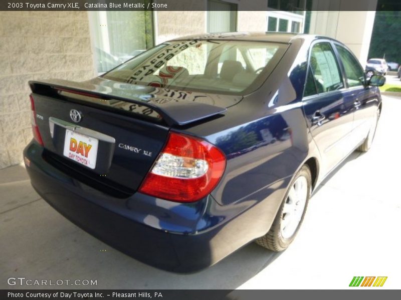 Catalina Blue Metallic / Stone 2003 Toyota Camry XLE