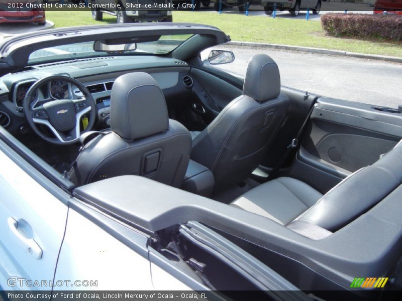Silver Ice Metallic / Gray 2012 Chevrolet Camaro SS Convertible