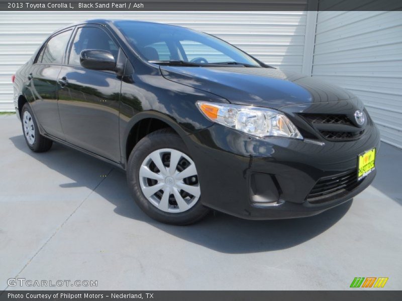 Black Sand Pearl / Ash 2013 Toyota Corolla L