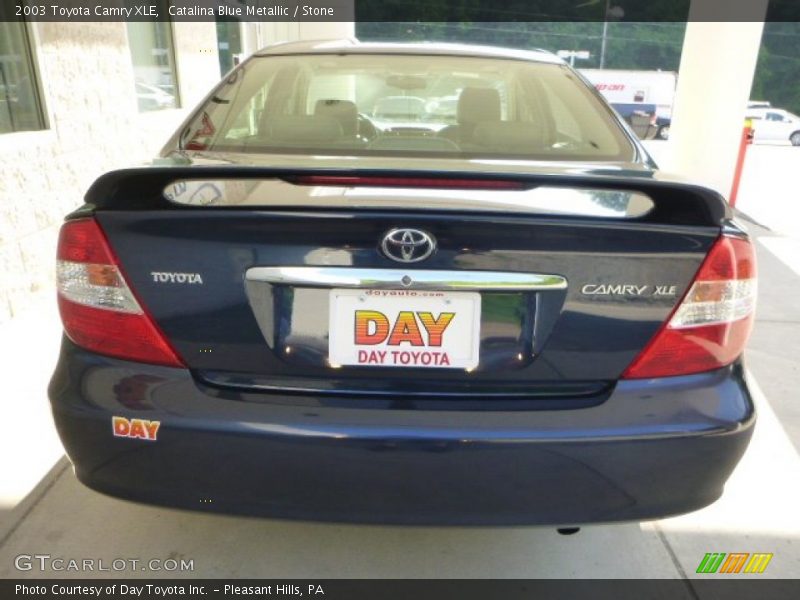 Catalina Blue Metallic / Stone 2003 Toyota Camry XLE