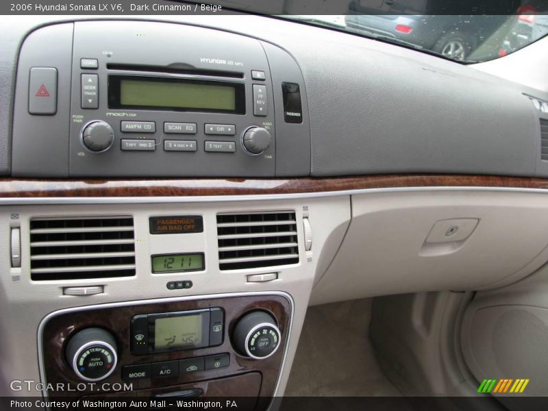 Dark Cinnamon / Beige 2006 Hyundai Sonata LX V6