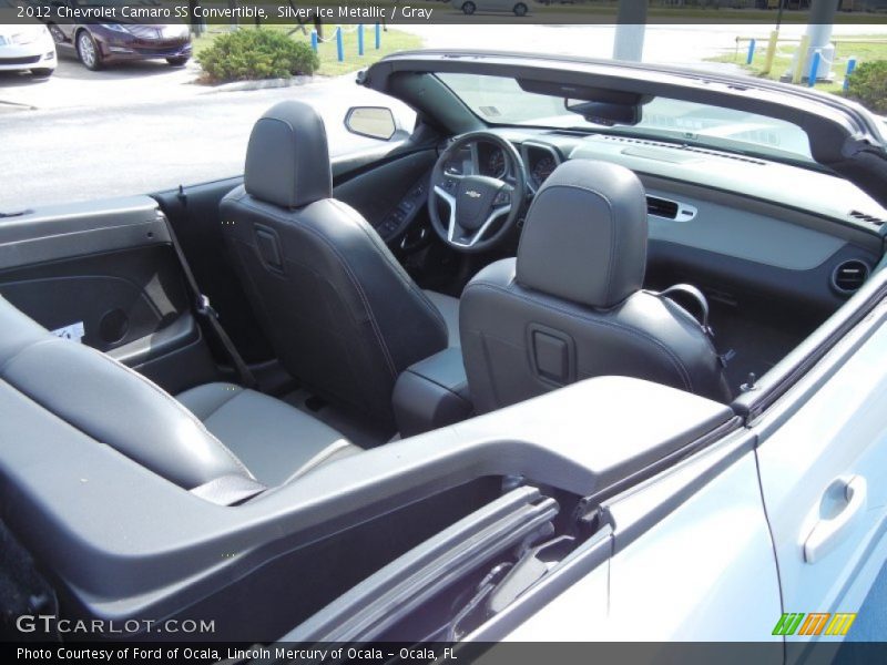 Silver Ice Metallic / Gray 2012 Chevrolet Camaro SS Convertible