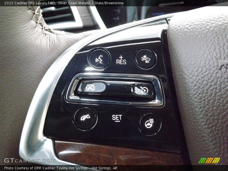 Silver Coast Metallic / Shale/Brownstone 2013 Cadillac SRX Luxury FWD