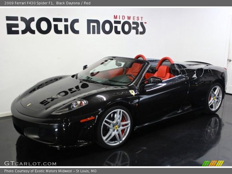 Black Daytona / Red 2009 Ferrari F430 Spider F1