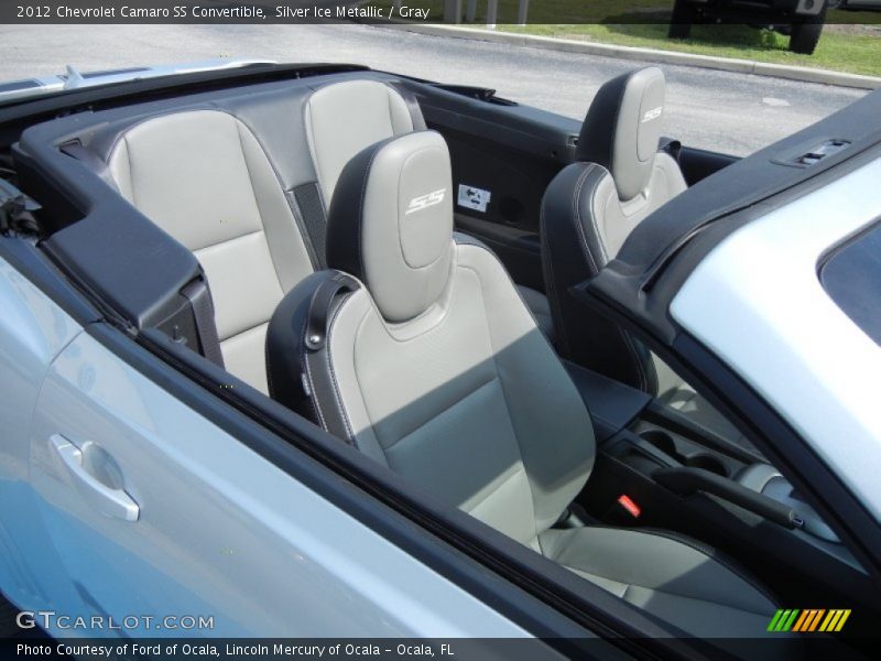 Silver Ice Metallic / Gray 2012 Chevrolet Camaro SS Convertible