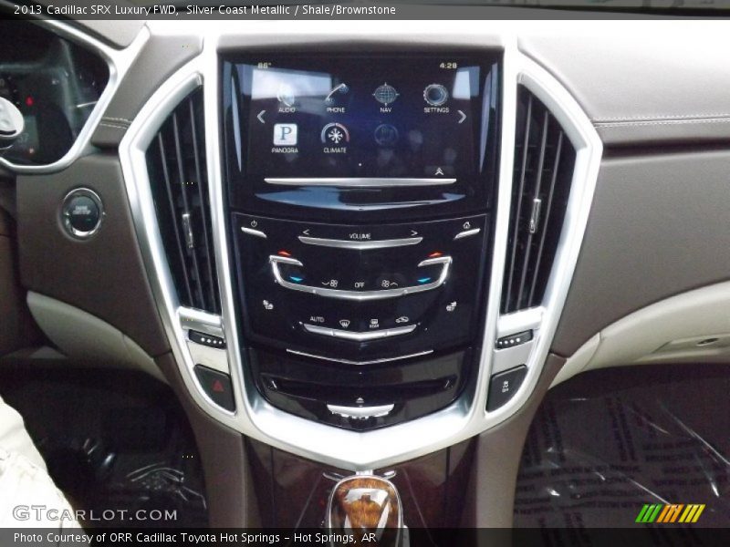 Silver Coast Metallic / Shale/Brownstone 2013 Cadillac SRX Luxury FWD