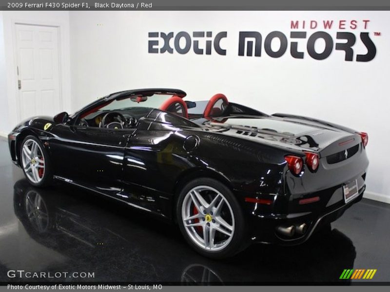 Black Daytona / Red 2009 Ferrari F430 Spider F1